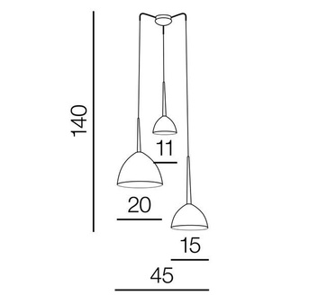 Lampa Eliza 3 AZ3333
