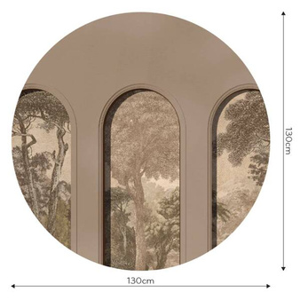 Mural koło Libra Coffee Hood Beige