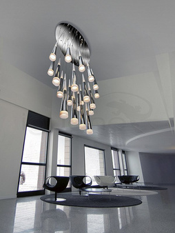Lampa BRINA 1 wisząca chrom