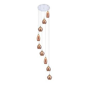 Lampa Amber Milano 9 AZ3134 miedziana