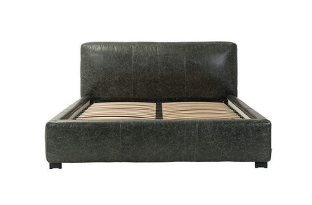 Łóżko Shabby Bed z pojemnikiem 140x200 skóra