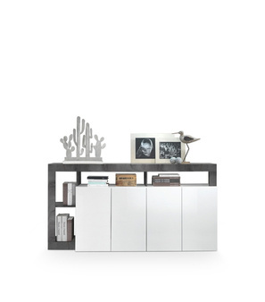 Komoda Hamburg 4 drzwiowa oxide