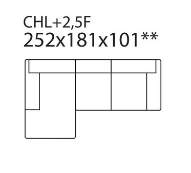 Sofa Soleil CHL+2,5 tkanina 