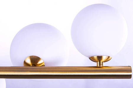 Lampa Sybilla 10 wisząca gold