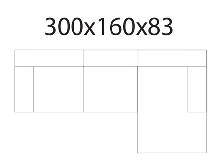 Sofa Vesta High F-SPECIAL CHL-2,5 skóra