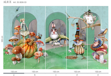 Mural Alice  35 0836 03 flizelina