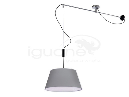 Lampa MALAGA szara