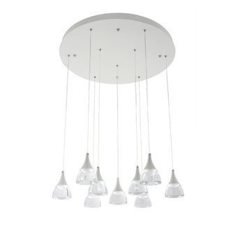 Lampa Dalmatia 9 AZ3144 ściemnialna biała