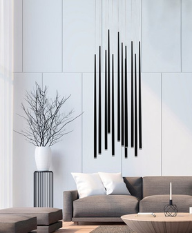 Lampa wisząca Louise 12 AZ3422 chrom