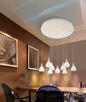 Lampa Dalmatia 9 AZ3143 ściemnialna czarna