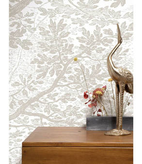 Mural Engraved Landscape Grey  WP-773