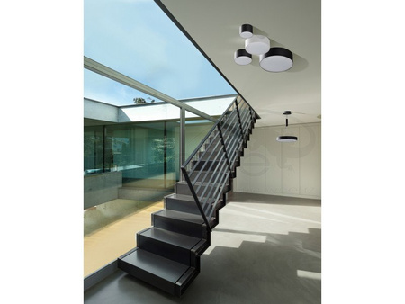 Lampa MONZA R 12 3000K czarna