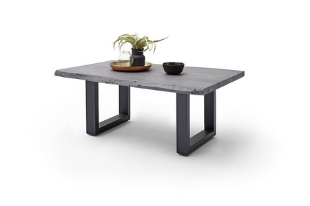 Stolik CARTAGENA 110cm, szary przecierany, antracyt mat "U"