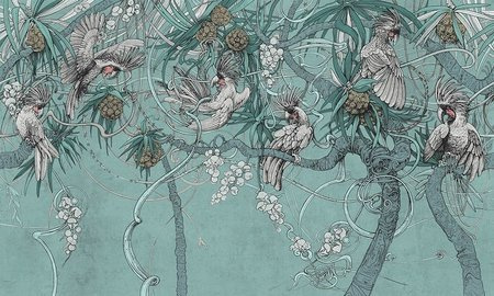 Mural Kakadu 35 0526 03  flizelina