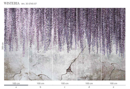 Mural Wisteria 35 0745 07 flizelina