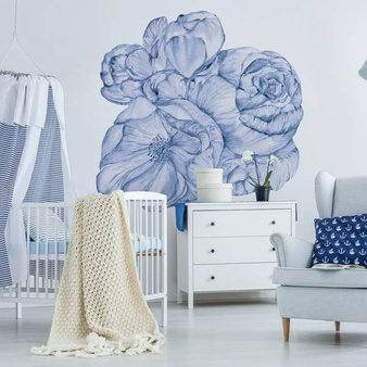 Mural koło Brassica Blue