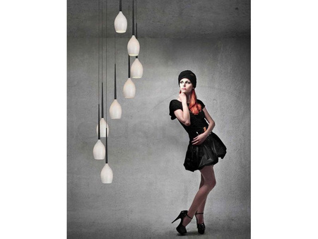 Lampa IZZA 8 wisząca biała