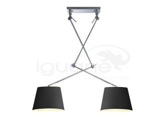 Lampa ADAM 2 S wisząca czarna