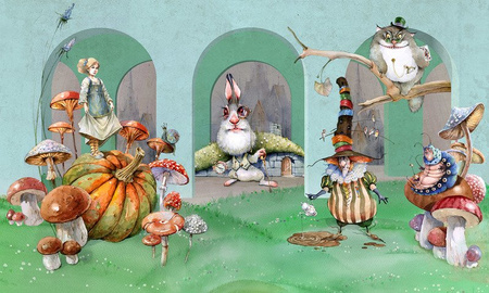 Mural Alice  35 0836 03 flizelina