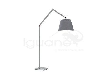 Lampa ZYTA ALU podłogowa szara