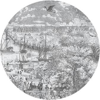 Mural koło Gulliver Grey II