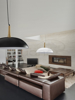 Lampa PERUGIA wisząca czarna