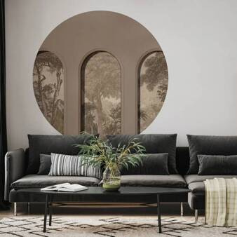 Mural koło Libra Coffee Hood Beige