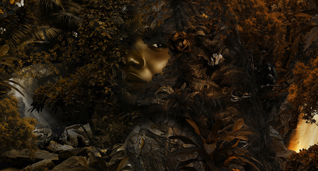 Mural Ubuntu Forest MU13011 flizelina