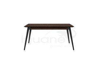 Stół LOFT CACAO 160 cm nierozkładany nogi czarne