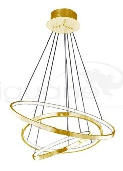 Lampa Wheel 3 Dimm złota