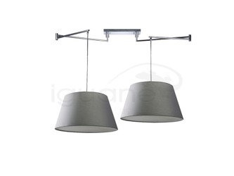 Lampa NATALIA 2 S szara