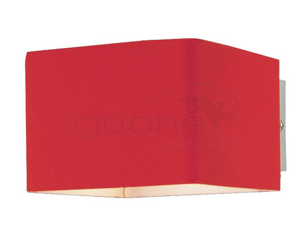 Lampa TULIP kinkiet czerwony