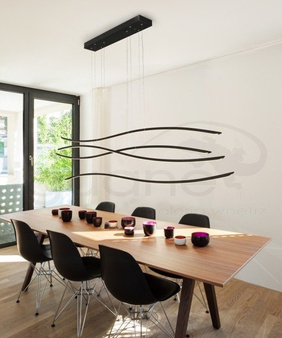 Lampa wisząca Waves czarna