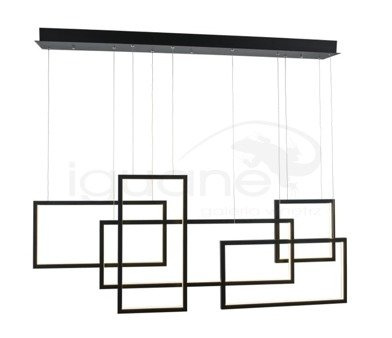 Lampa wisząca Quadratus czarna