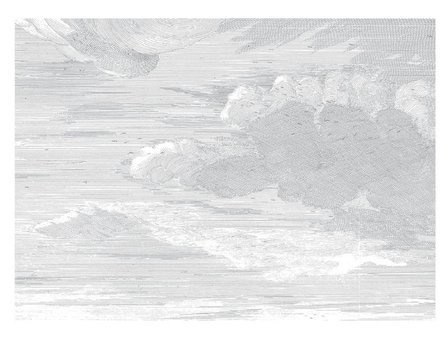 Mural Engraved Clouds WP-650