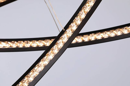 Lampa BRIGHTON 3 czarna
