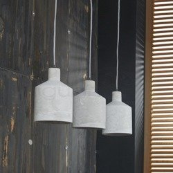 Lampa wisząca potrójna betonowa ZIJLSTRA 7905/48