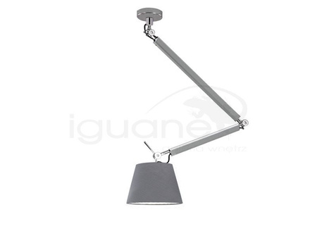 Lampa ZYTA ALU S wisząca szary