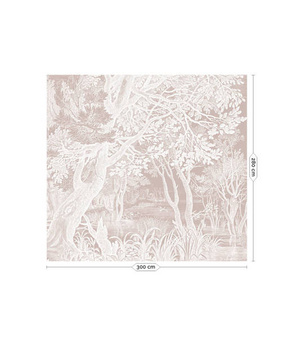 Mural Engraved Landscape Nude WP-765