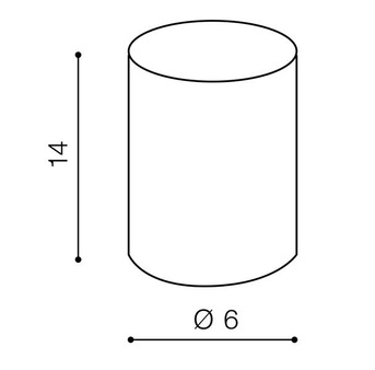 Klosz Erebus Tube 14 AZ3383 biały