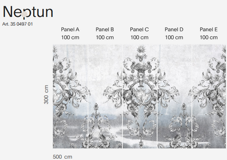 Mural Neptun 35 0497 01 Flizelina