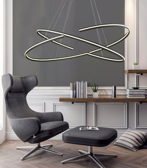 Lampa Alessia XL AZ3356 ściemnialna czarna