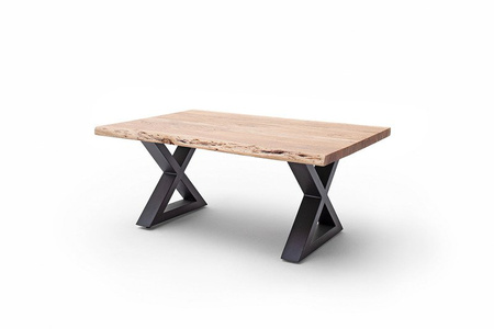 Stolik CARTAGENA 110cm, natur, antracyt mat "X"