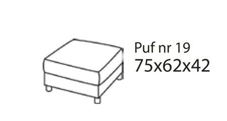 Moduł New Choice PUF NR 19 tkanina