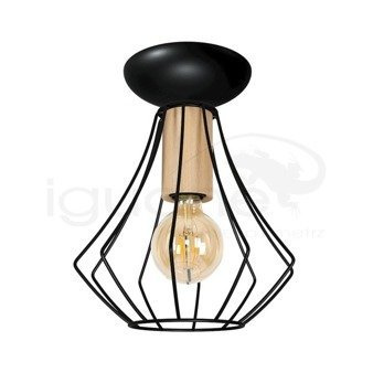 Lampa WILL BLACK plafon