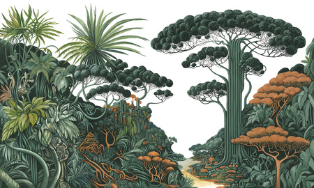 Mural Dryad 35 0559 01 Flizelina