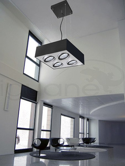 Plafon Paulo 4 12V czarny