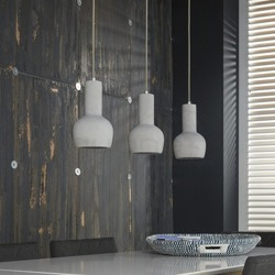 Lampa wisząca potrójna betonowa ZIJLSTRA 7320/48