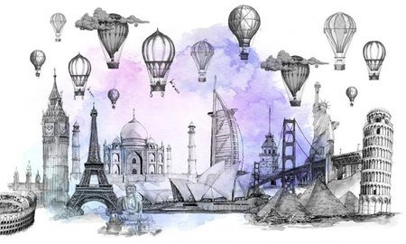 Mural Go to Travel 35 0830 07 Flizelina