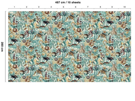 Mural Underwater Jungle WP-701